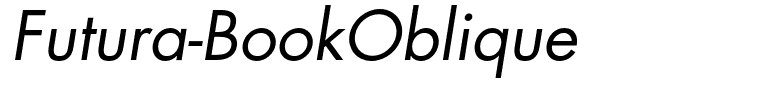 Futura-BookOblique