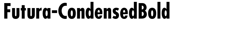 Futura-CondensedBold