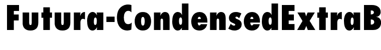 Futura-CondensedExtraBold