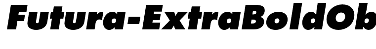 Futura-ExtraBoldOblique