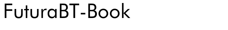 FuturaBT-Book
