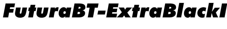 FuturaBT-ExtraBlackItalic