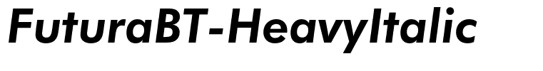 FuturaBT-HeavyItalic