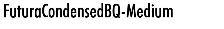 FuturaCondensedBQ-Medium