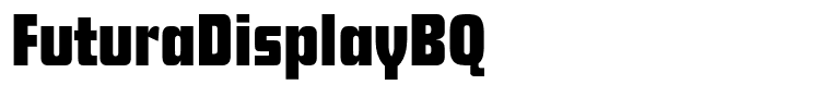 FuturaDisplayBQ