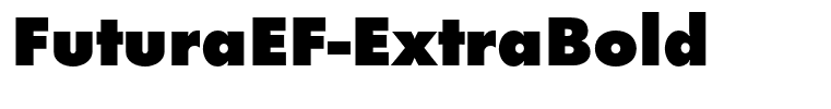 FuturaEF-ExtraBold