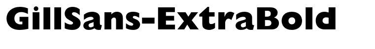GillSans-ExtraBold