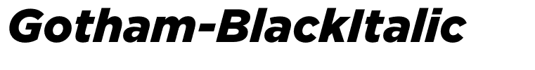 Gotham-BlackItalic