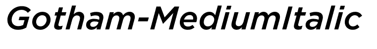 Gotham-MediumItalic