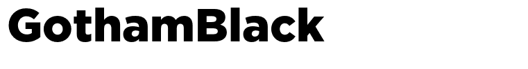 GothamBlack