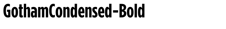 GothamCondensed-Bold
