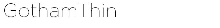 GothamThin