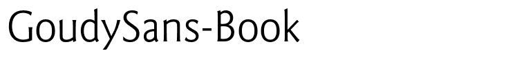 GoudySans-Book