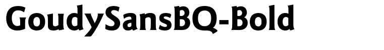 GoudySansBQ-Bold