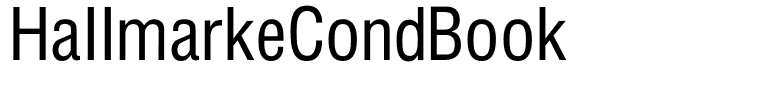 HallmarkeCondBook