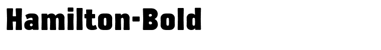 Hamilton-Bold