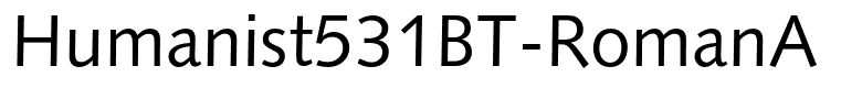 Humanist531BT-RomanA