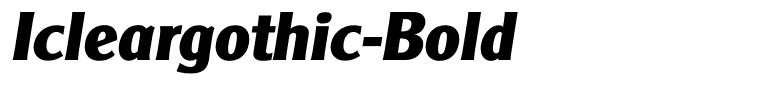 Icleargothic-Bold
