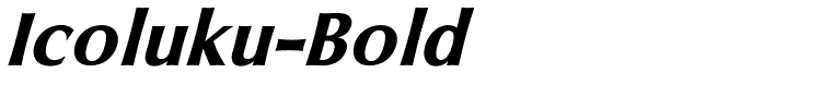 Icoluku-Bold