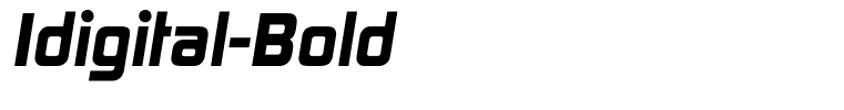 Idigital-Bold