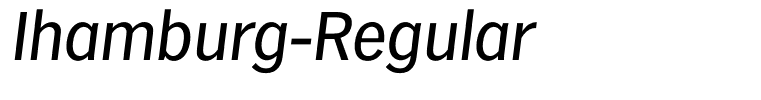 Ihamburg-Regular