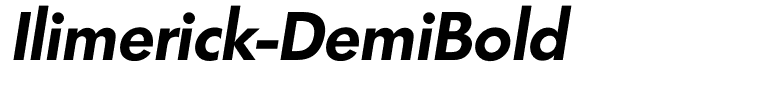 Ilimerick-DemiBold