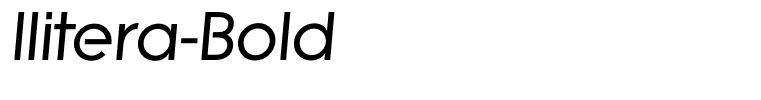 Ilitera-Bold