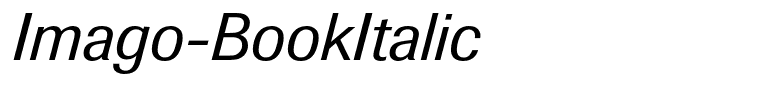 Imago-BookItalic