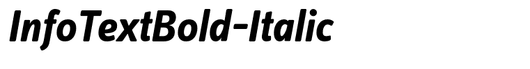 InfoTextBold-Italic