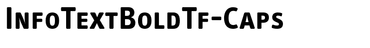 InfoTextBoldTf-Caps