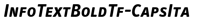 InfoTextBoldTf-CapsIta
