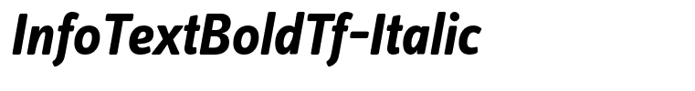 InfoTextBoldTf-Italic