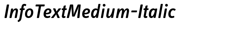 InfoTextMedium-Italic
