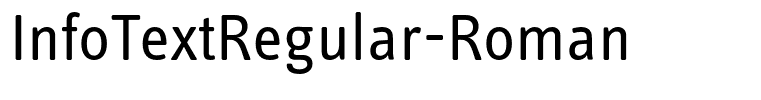 InfoTextRegular-Roman