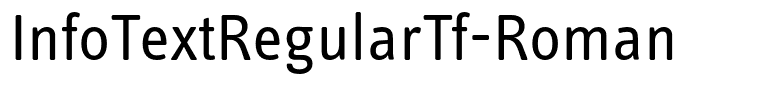 InfoTextRegularTf-Roman