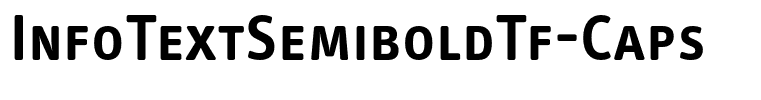 InfoTextSemiboldTf-Caps