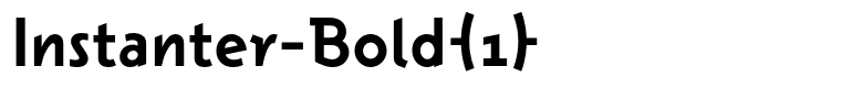 Instanter-Bold(1)