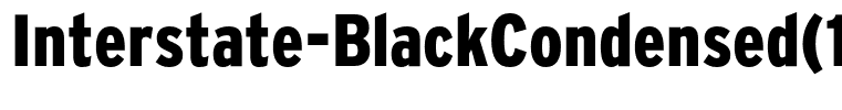 Interstate-BlackCondensed(1)