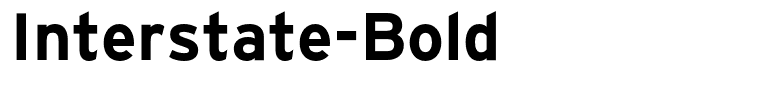 Interstate-Bold
