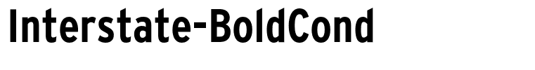Interstate-BoldCond