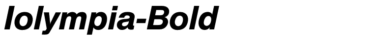 Iolympia-Bold