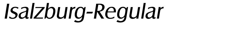 Isalzburg-Regular