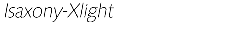 Isaxony-Xlight