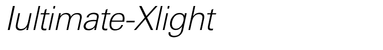Iultimate-Xlight