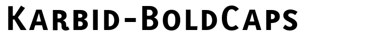 Karbid-BoldCaps