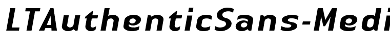 LTAuthenticSans-MediumItalic