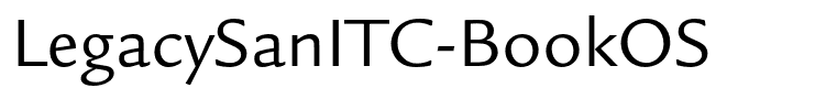 LegacySanITC-BookOS
