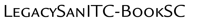 LegacySanITC-BookSC