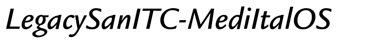 LegacySanITC-MediItalOS