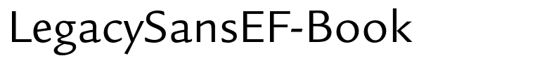 LegacySansEF-Book